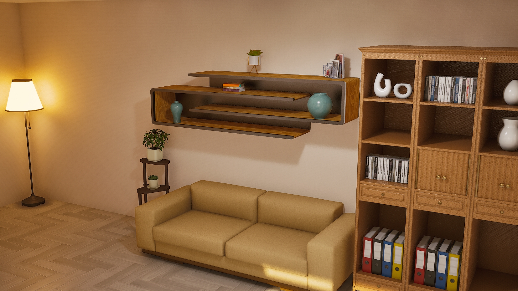 Interlocked Shelf